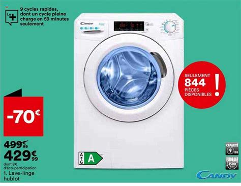 promo lave-linge hublot|lave linge Hublot siemens.